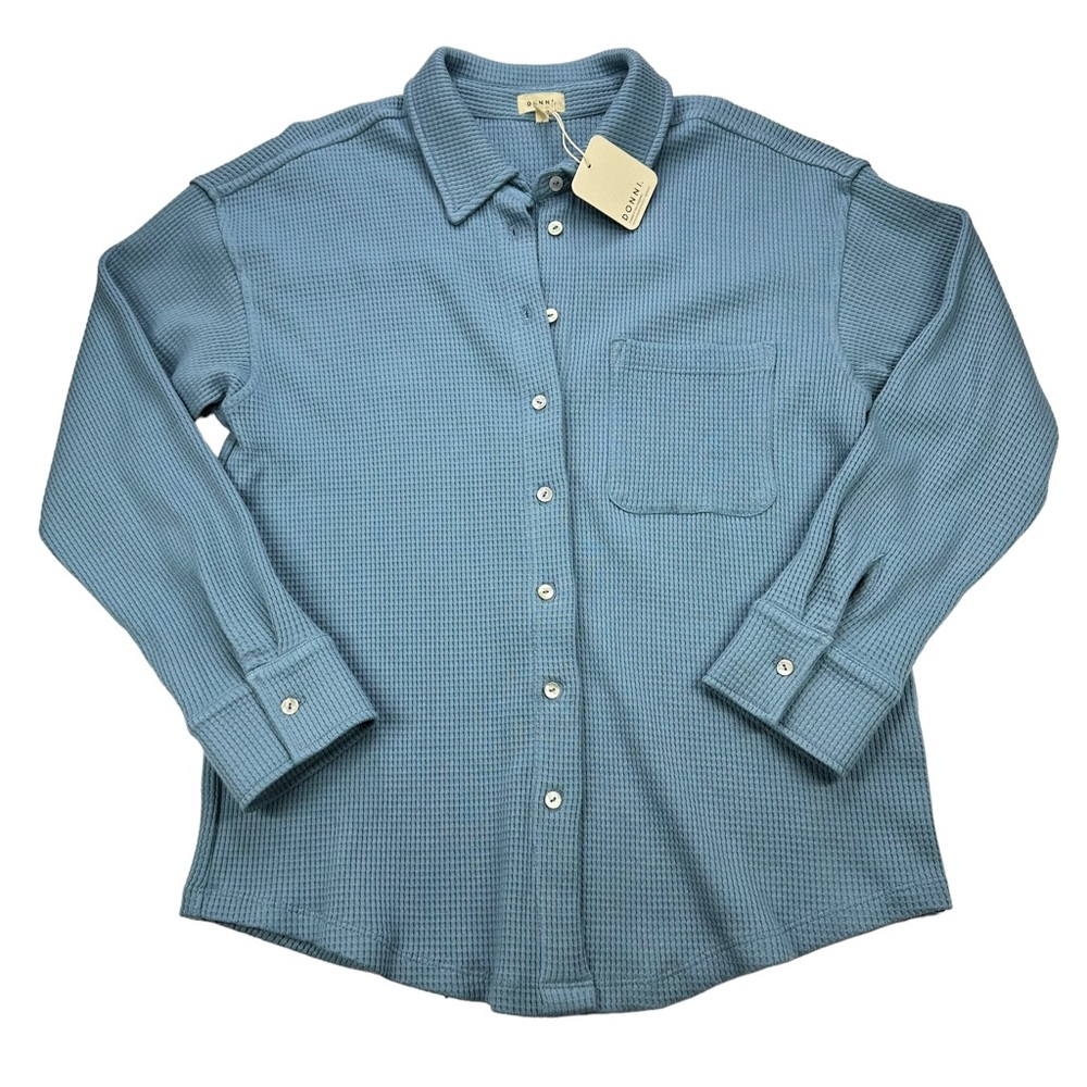 DONNI. Thermal Button Down shirt/jacket, NWT, XS